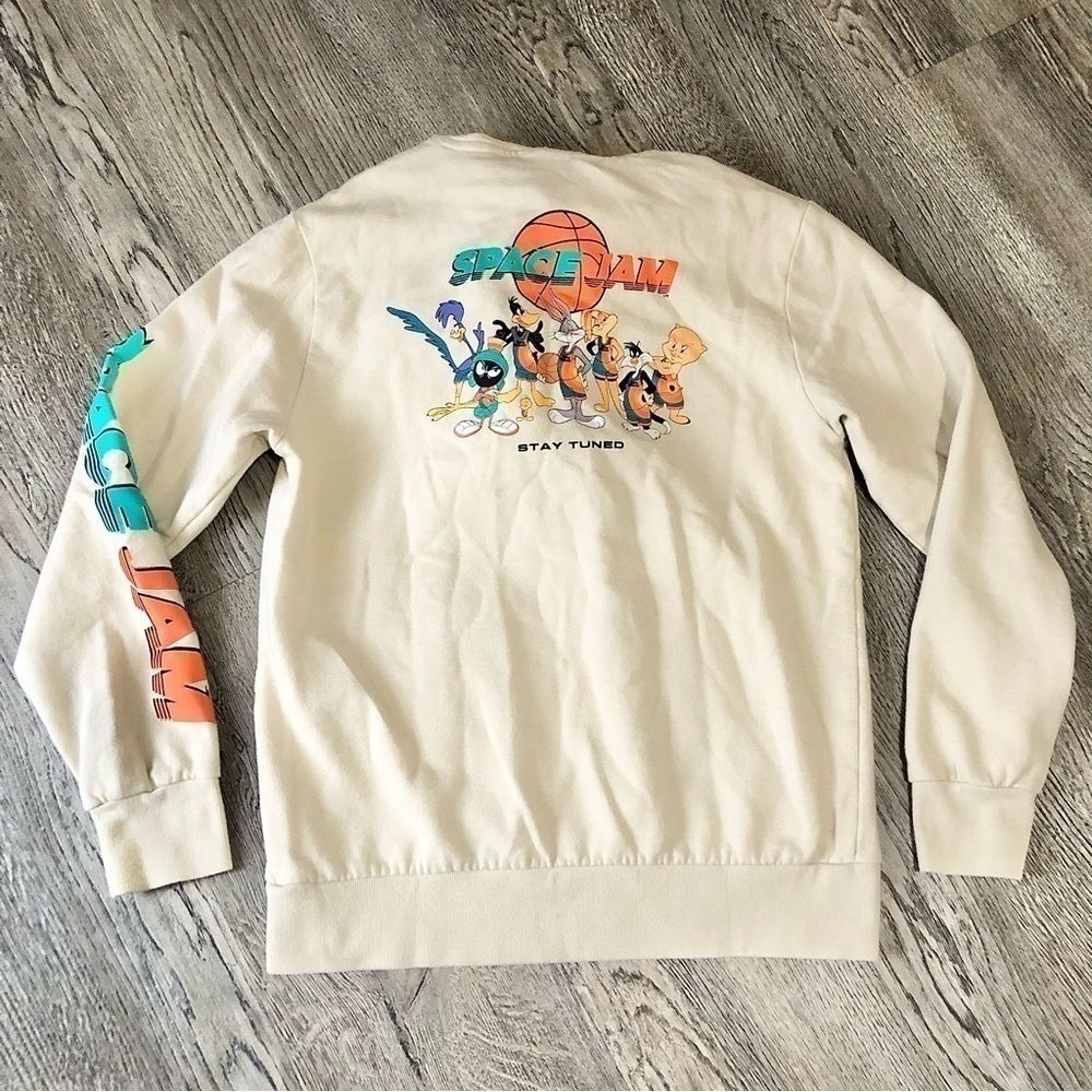SPACE JAM - A New Legacy Stay Tuned Graphic Hoodie Sweatshirt Women’s M